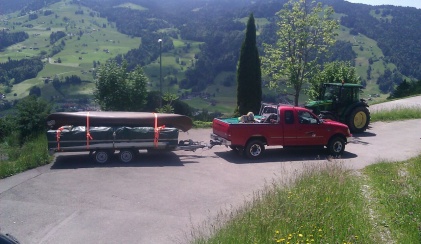 Die erste Ladung geht nach Norden!